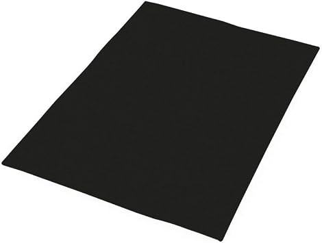BLACK FUN FOAM 9" X 12" X 1/16" THICK 12 PCS/PACK