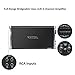 Recoil REA600.4 1040 Watts Full-Range Class A/B 4-Channel Car Audio Amplifier, 2-3 Ohm Stable, Mosfet Power Supply, Bridgeable
