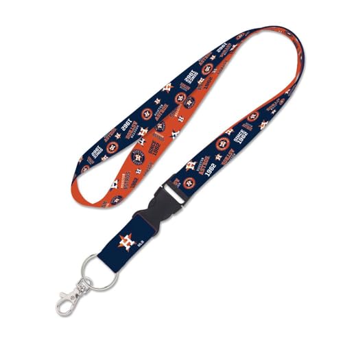Lanière Houston Astros à motif scatter imprimé et boucle détachable ultra robuste