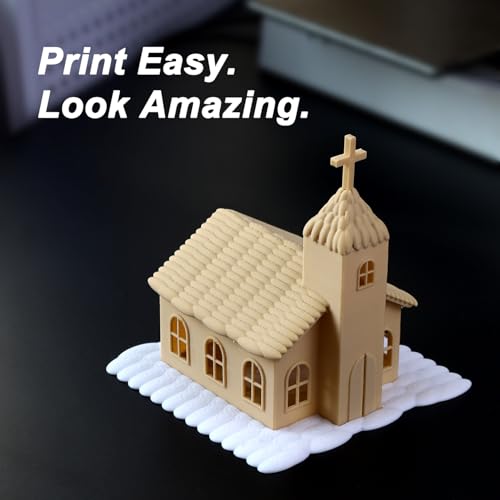 Image of PLA Force Wood Filament, High Impact PLA Filament 1.75mm 1KG | Wood-Color 3D Printer Filament Delivers A Natural, Matte Finish Perfect For Vintage Home Decors