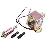Czomoizc 41-7251 149-2145 149-2140 84130988 6558398 12V Fuel Pump Compatible with 3.5-5PSI Thermo King Tripac APU RV Rigmaster Truck Facet 40189 40189N Onan Generator BGE BGEL F&G Model KV A-B