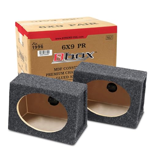 6.5 Pair SEALD ENCLOSR caisson de basse clos étanche pour haut-parleur auto