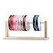 Porta Vinili Scaffale Porta Nastro in Legno, Espositore per Rotoli da Cucito per Stanza Dell'artigianato per Lo Stoccaggio di Bobine/Carta da Imballaggio, con Barra Rimovibile