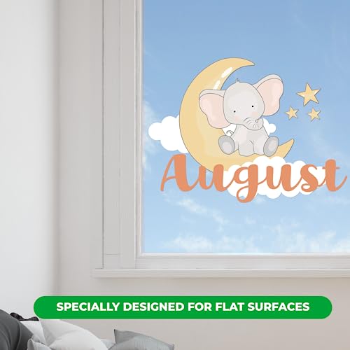 Vinilo decorativo EGD con elefante y estrellas para habitación infantil miniatura 3
