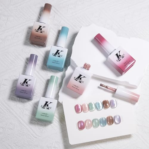 Set de Esmaltes Gel Cat Eye 6 Piezas 10ml miniatura 4