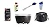 Produktbild LotusGrill XL Starter-Set 1x XL Grill Anthrazitgrau mit USB-Anschluß, 1x Buchenholzkohle 1kg, 1x Brennpaste 200ml, 1x Marinierpinsel Ultramarinblau, 1x Dressingshaker, 1x Transport-Tasche XL