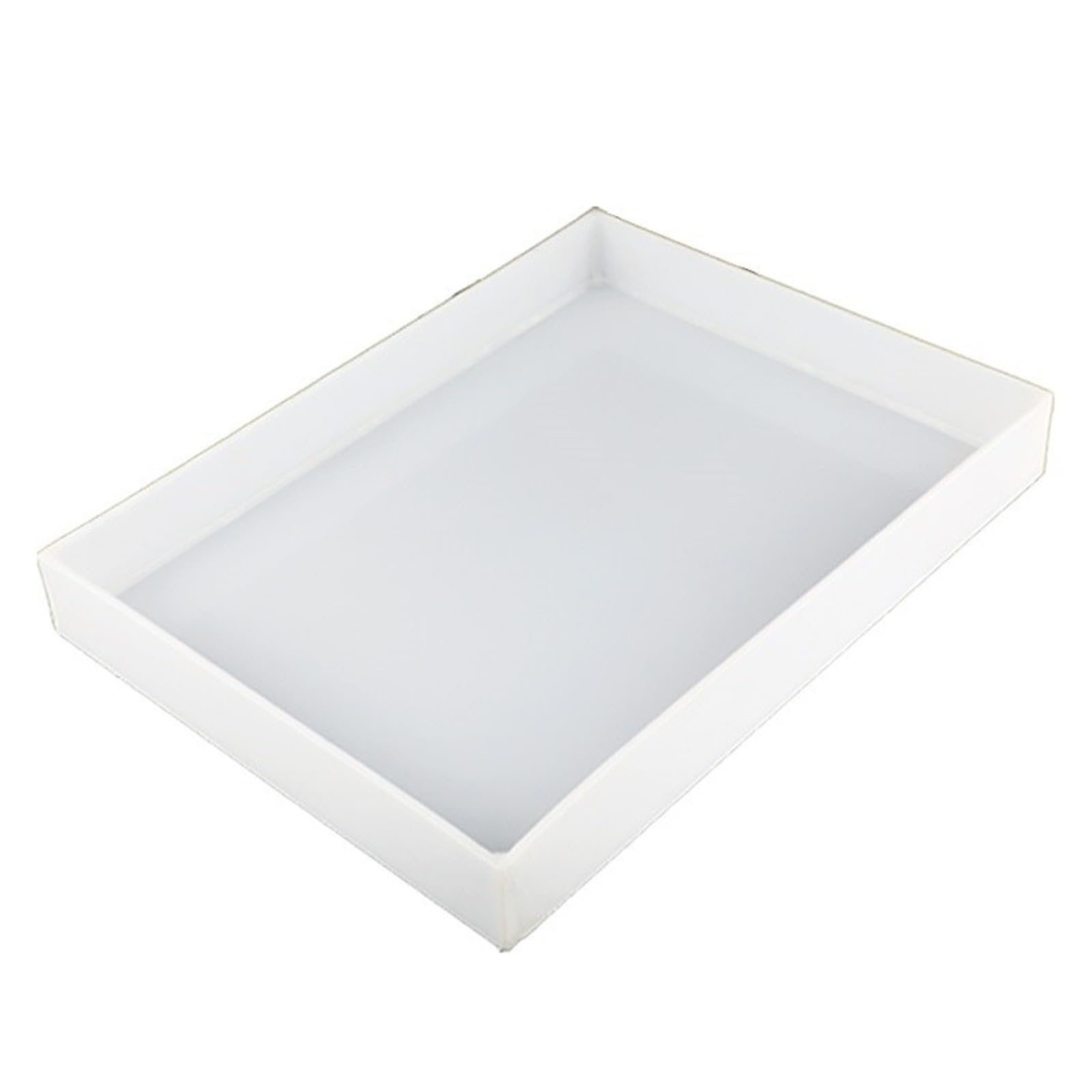 Abtropfschale aus PP-Kunststoff, Rechteckige Ablage für Zubehör, Große, Versiegelte und Auslaufsichere Labor, Haushalt Küche(70 * 35 * 5cm)