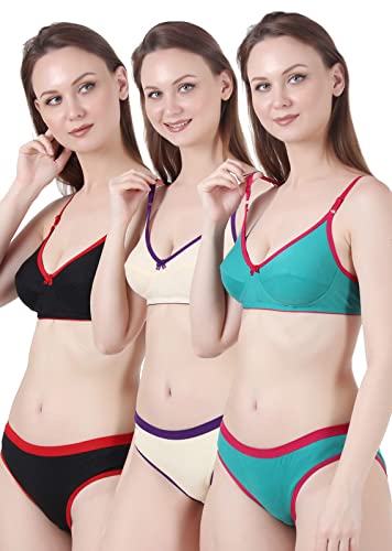 Image of Love Maker | Lingerie Set for Women | Bra Panty Set for Women | Undergarments for Women Bra Panty | Innerwear for Women | Non Padded Bra for Women | Cotton Bra Panty for Women Daily use.