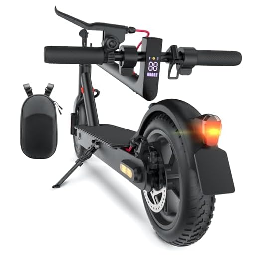 E Scooter mit Straßenzulassung, 10/8.5 Zoll Elektroroller 500W Peak, Max 40/30km Reichweite, Doppelbremse&Stoßdämpfung, APP-Verbindung, 3s Klappbar LED-Licht & Reflektoren E Roller für Erwachsene