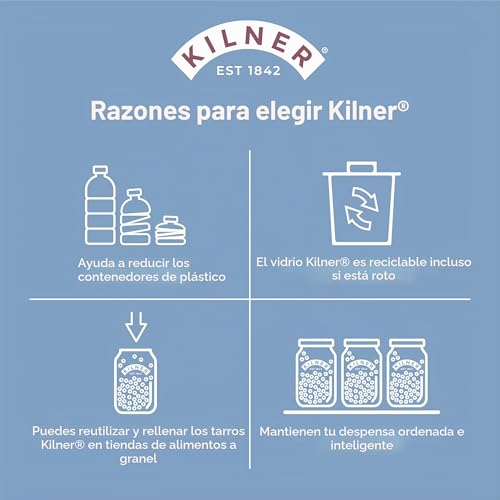 Miniatura 10 de Kilner Kit De Kéfir, 4 Piezas, Neutro, 20 X 10 X 11 Cm, Perfecto Para Comenzar Tu Viaje De Salud Intestinal