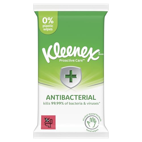 KLEENEX PF ANKLEENEXTIBAC WIPES 12 (KLEENEX PLASTIC FREE ANTI BACTERIAL WIPES 12SC)