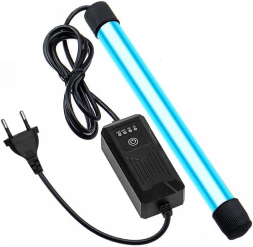 Sommergibile Lampada UV Luce 11W UV Sterilizzatore Chiarificatore Acquario, con Timer