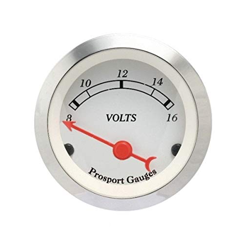Amazon.co.jp: クラシックメーター 電圧計 2インチ PROSPORT（プロ