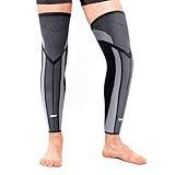 TOMUST Full Leg Compression Sleeve (Pair), Thigh Support, Calf Protect, Anti Slip Long Knee Brace for Joint Pain, ACL, MCL, Meniscus Tear, Arthritis, Tendonitis, Running, Basketball, Football, XXXL