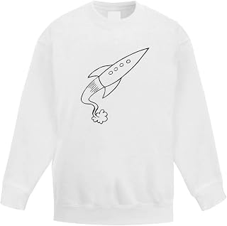 Azeeda 'Rocket Ship' Kid's Sweatshirt/Jumper (12-13 Years) (KW00010325)