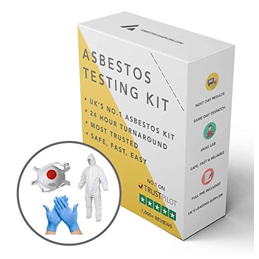 Kits completos de prueba de amianto (3 muestras)