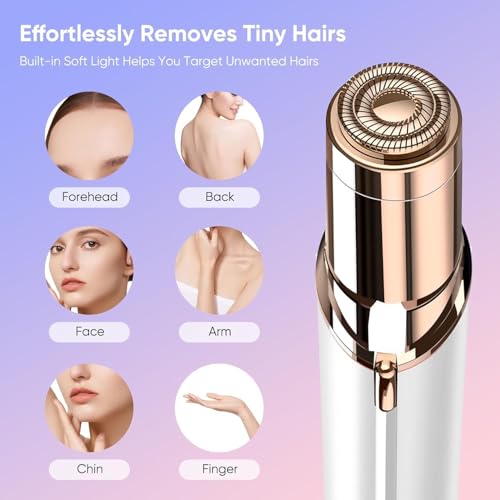 Image of Facial Hair Epilator Remover Machine For Women | Face, Chin, Cheek, Eyebrow, Upper Lip Hair Remover for Women (Multicolor)