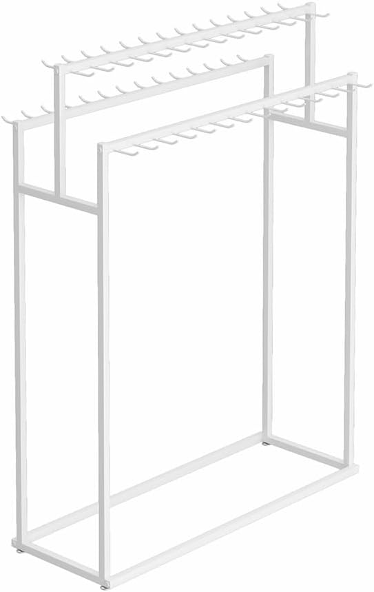 Metal Floor Standing Belt Hanger Organizer Storage Shelf For Men'S Closet Black 59X15.7X59In Stylish And Durable Belt Rack For Organizing Men'S Accessories,Black39.3X15.7X59In