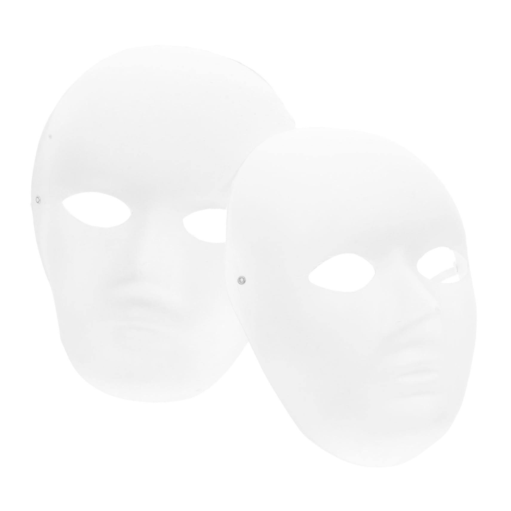 ULDIGI Personalize Your Event Blank Paper Mache Mask for Painting and Decoration