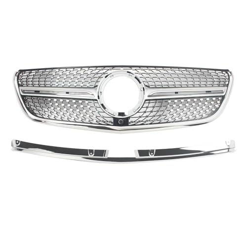 Calandres avant de course relookées Mercedes Vito finition argent premium