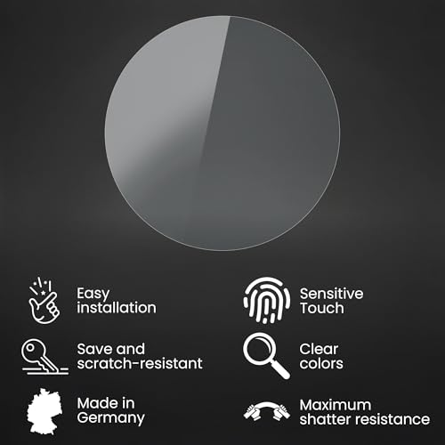 Bruni Schutzfolie kompatibel mit Garmin Approach S60 Folie, glasklare Displayschutzfolie (2X)