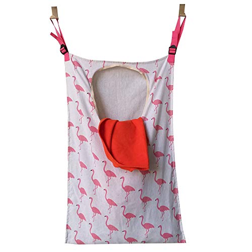 Hdhyk Adjustable Door-Hanging Laundry Hamper With Stainless Steel Hooks #TOP5