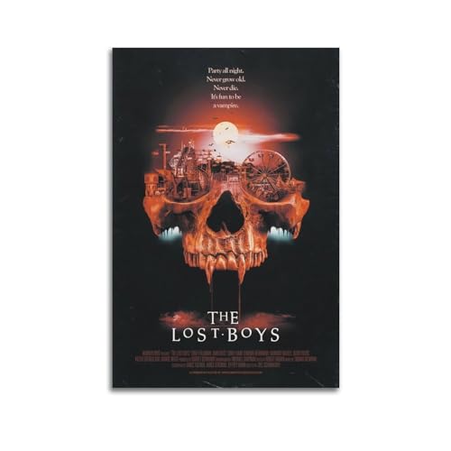 NUSLNG THE LOST BOYS Póster decorativo en lienzo para decoración de pared, decoración moderna de dormitorio, pósteres de 24 x 36 pulgadas (60 x 90 cm), estilo sin marco