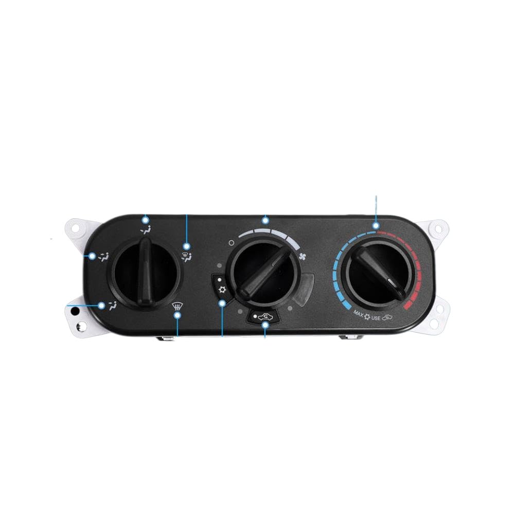 A/C Heater Climate Control Switch Module Panel Compatible with OE Number 55111841AE