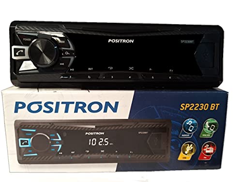 MP3 Player Automotivo Pósitron SP2230 com Bluetooth, Entrada USB, Equalização e Rádio FM