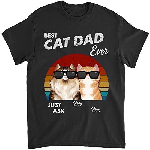 Gossby Personalized Cat Dad Tee