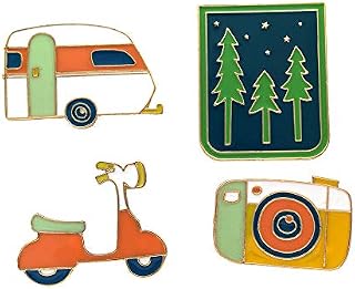 GaFree Cute Enamel Brooch Pin Set Funny Cartoon Lapel Brooch Pin for Clothing
