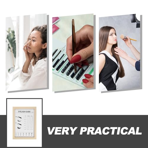Tableau d'affichage extensions de cils portable panneau faux cils - 7