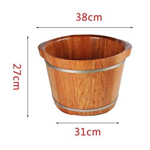 Bañera para pies de madera maciza miniatura 5