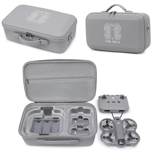 Case pour DJI Neo 2 Lemxiee Coque Rigide de Transport et Rangement