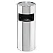 Produktbild SVITA Standaschenbecher 30 Liter Edelstahl silber Mülleimer Aschenbecher Abfalleimer mit Inneneimer