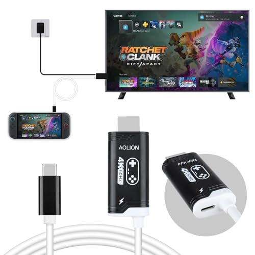 Amazon | Raryars 4K 60Hz PD100W USB C - HDMIケーブル Nintendo