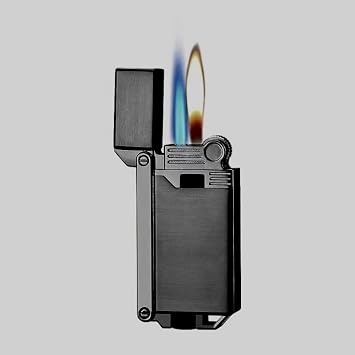 KATZONE - Dual Flame Soft & Torch Flame Flint Lighter-2 in 1