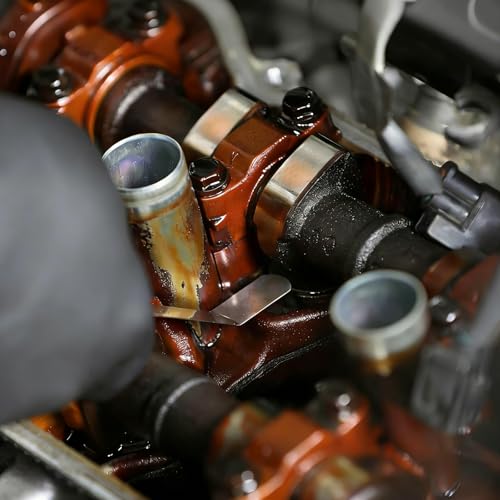 PacuM 2 Stk. Fühlerlehren-Set 32-Blatt Gerade Fühlerlehre und 16-Blatt Gekröpfte Fühlerlehre Füllerlehre Stainless Steel Feeler Gauges for Valves Standard SAE/Metric Spark Plug Gap Tool