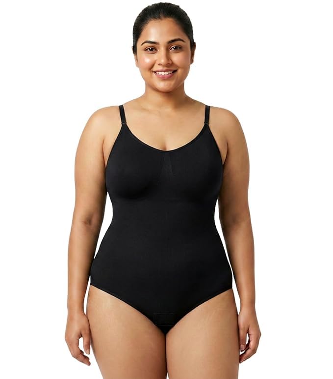 Image of ELEG & STILANCE Women's High-Waisted Body Shaper Tummy Control Slimming Shapewear with Corset, Wired Tummy Tucker, Postpartum Belly Fat Reduction Abdominal Belt