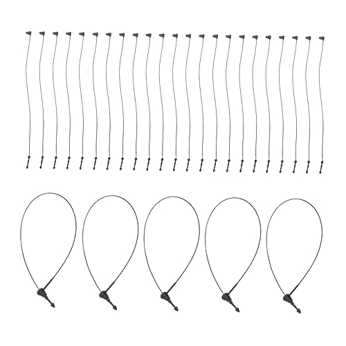 Hohopeti 2 Trademark Tag Rope Tagger Hanger Tag Clothing Tag Universal Locking Tag Fasteners Hanger Tags Security Loop Craft Show Fastener Retail Tag Plastic