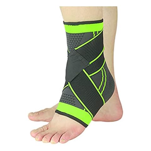 XinDingLi Ankle Braces Support, Elastic Compression Ankle Support Socks with Adjustable Strap for Improved Sprained Ankle, Arthritis, Strain, Fatigue, Achilles Tendonitis Cover