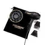 Curlsmith - Defrizzion Travel Hair Dryer with Large Diffuser, for Curly Hair, Reduce Frizz, 3 Speeds, 3 Heat Settings, Infared, Ceramic Heat for Fast Drying - Image 2