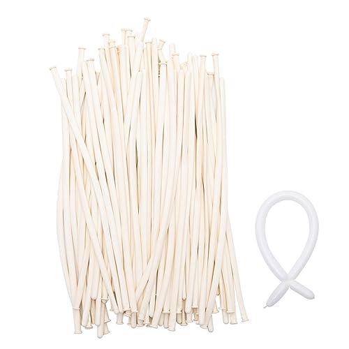 ibasenice 50 Palloncini Modellabili Striscia Trasparenti Lattice per Decorazioni Compleanno Matrimonio Feste