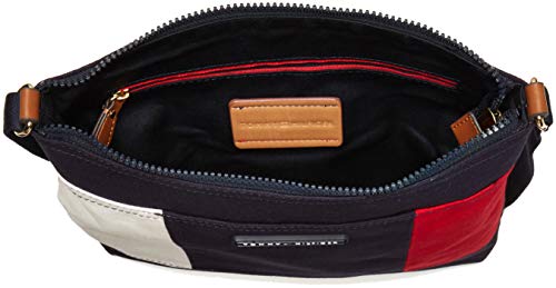 Tommy Hilfiger Women's Crossbody For Women Th Flag Canvas, Navy, One Size #TOP4