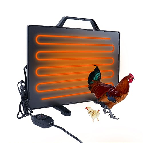 Chauffage Pour Poulailler 140W - Plaque Chauffante Réglable 50-75°C - Pour Poussins, Animaux De Compagnie - Sécurité Anti-surchauffe