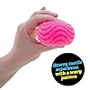 Schylling NeeDoh Fuzz Ball - Sensory Toy with a Velvet Texture and Soft Cloud Squish - Wavy Pattern You Can See and Feel - Ages 3 and Up - Color May Vary; One Per Pack (Wonder Waves) #5