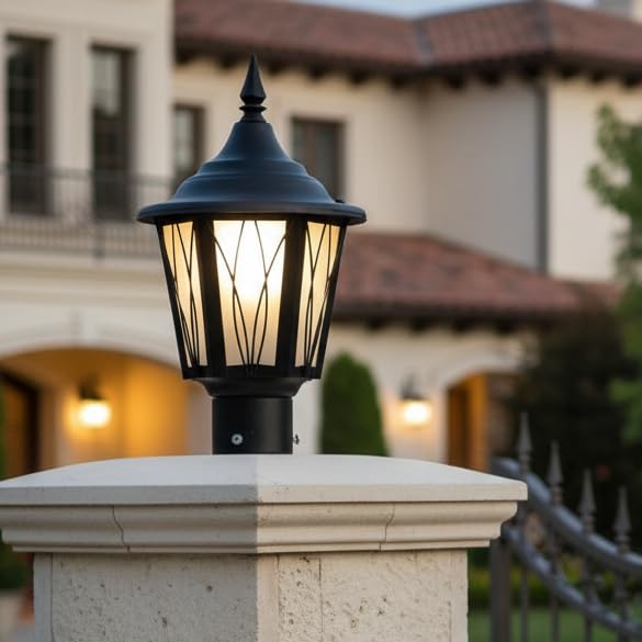 Avior Gate Light for Home Gate, Gate Lamps for Outdoor, Waterproof Pillar Lights, Stairs, Boundries, Garden, Office Farmhouse/Villas Pillar or Boundary (Pack of 1)-image-37
