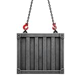Kettenkran 2T Hebezug-Kette 5 m, 8 mm Legierungsstahl-Haken, 4409 lbs