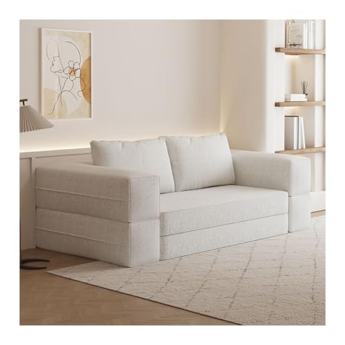 Ghygetrich Sofa Cama, Sofa Comprimido Sofa Cama Plegable Sofa Comprimido Al Vacio Sofa Cama 2 Plazas Sofa Al Vacio Boneless Couch Sofa Cama 1 Plaza Beige