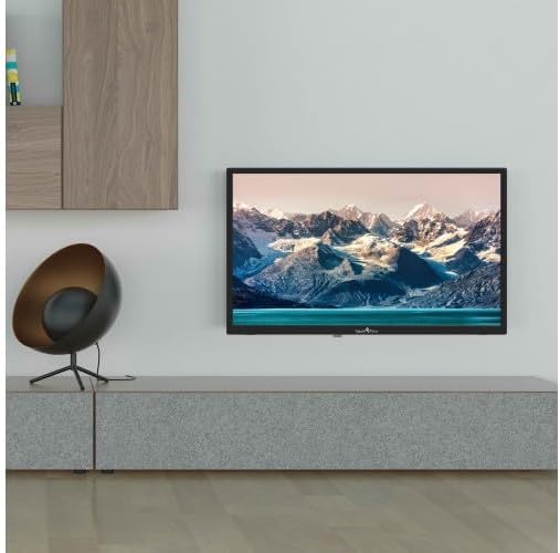 Smart Tech 24HN10T2 HD LED TV mounted on a wall